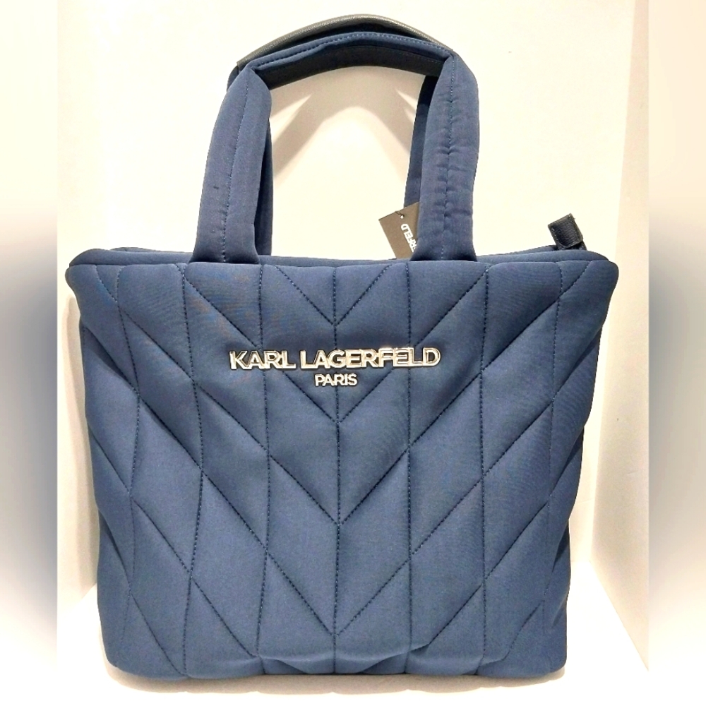 Karl Lagerfeld Voyage‎ Quilted Tote Bag, NWT
